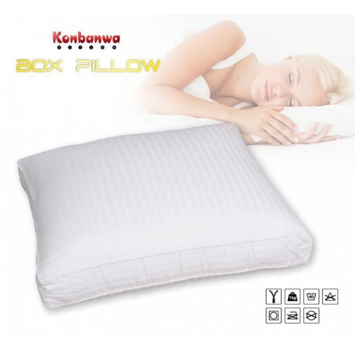 Konbanwa Box Oreiller Lot de 2 - Achat / Vente oreiller - Soldes sur  Cdiscount dès le 20 janvier ! Cdiscount