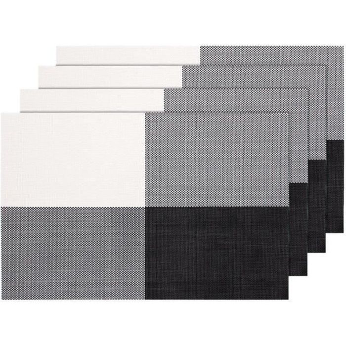 Oarencol Set de Table Vintage Motif Cerisier Japonais Motif Fleurs de Cerisier 45 x 30 cm 18X12 Polyester
