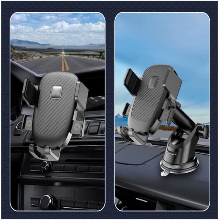 Support Téléphone Voiture Universel Fixation Grilles Deux-En-Un [Sortie