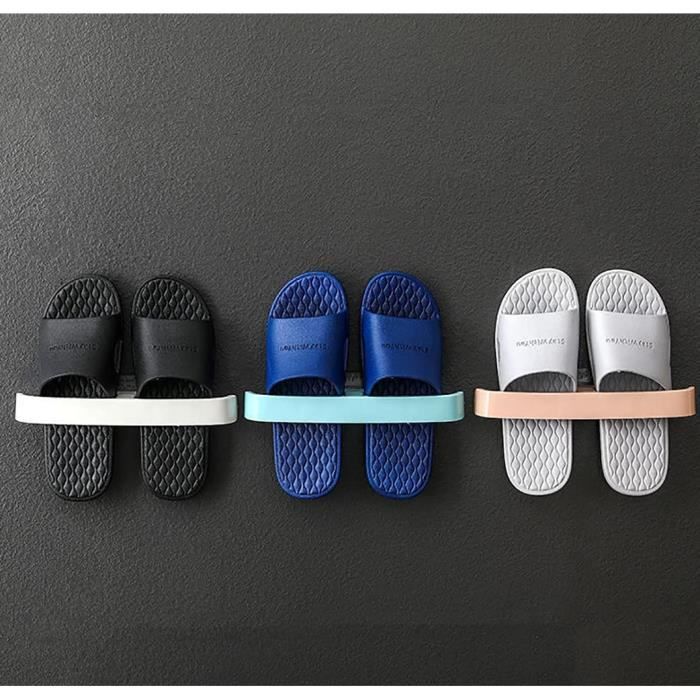 Range-chaussures Mural Adhésif Pour Camping-car/chambre - Organisateur Suspendu Sans Perçage - Gain De Place