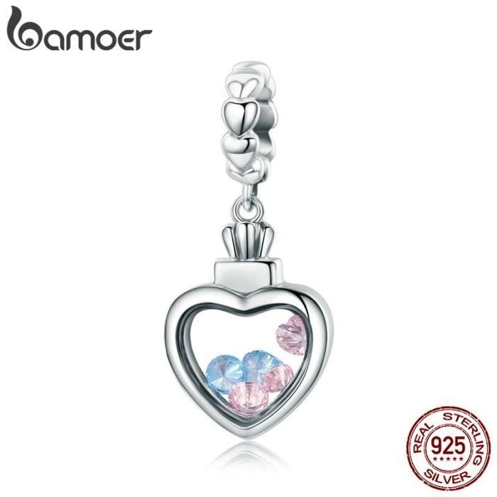 Pendentif Cœur En Argent Sterling S925 - Neuf Sans Emballage