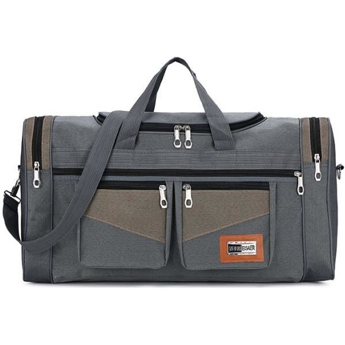 SAC DE VOYAGE,Haute qualité Oxford hommes sac de voyage grande capacité mâle voyage sacs de sport week end - Type Gray Travel bag