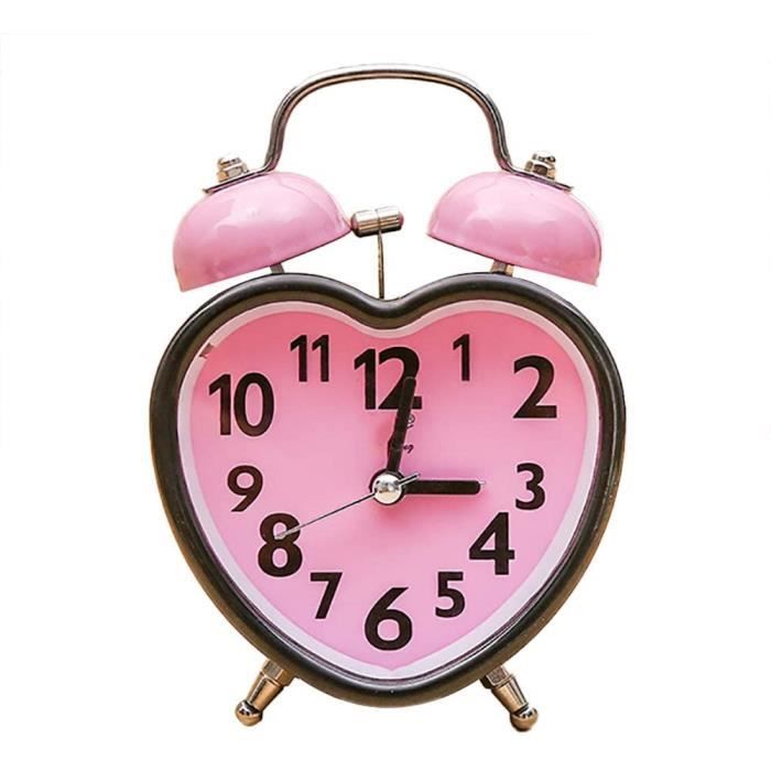 Generic Réveil Mécanique Vintage Double Cloche – Horloge Alarme Classique Métal Sonnerie Forte pour Chambre à prix pas cher | Maroc