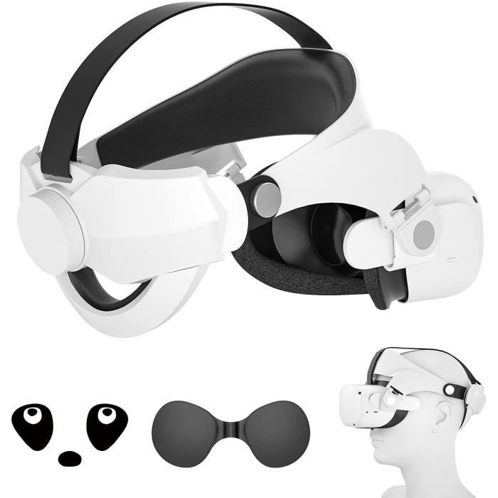 Réglable pour Oculus Quest 2 sangle de tête VR Eli... - Grandado