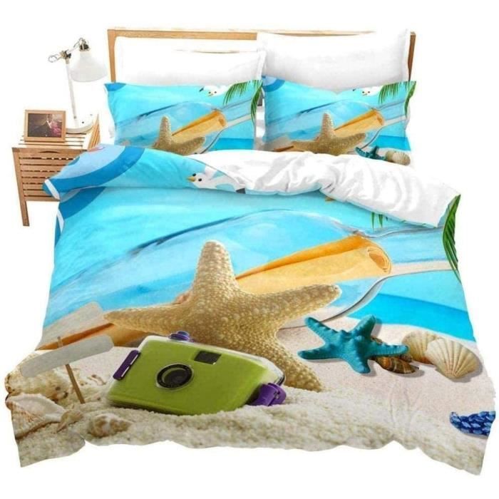 Housse de Couette - Étoile de Mer - 200x200 cm - 3D Imprimée