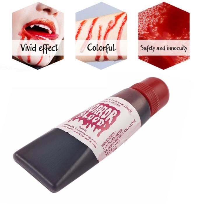 Collier Halloween Gouttes De Sang - Simulation Réaliste, Matériau Alimentaire Sûr - Accessoire Vampire, Cosplay - 10