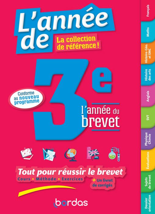 L Annee De 3e Tout Pour Reussir Le Brevet Edition 21 Cdiscount Librairie