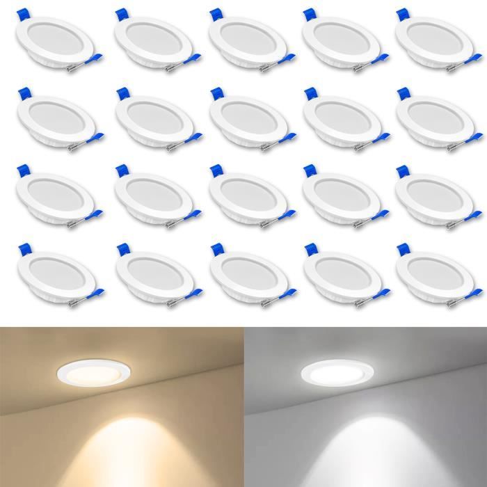 Spot LED encastrable diamètre percage 60 mm LED 5W faible profondeur