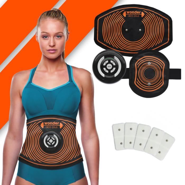 Bonplus BP | Ceinture Abdominale Electrostimulation | Wonder ABS | 9 programmes difénts | pour Homme & Femme | Fitness