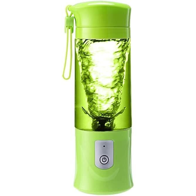 Tasse à Jus Portable Maizoon - 6 Lames Inox - Recharge USB - 380 Ml - Vert - Mixeur Smoothie Healthy