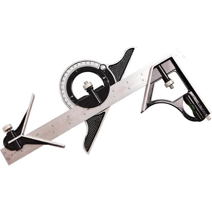 Am-Tech Équerre Combinée Et Rapporteur 30,4 Cm[u10293] - Cdiscount ...