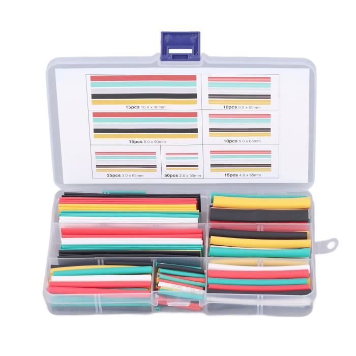 Kit De 530 Pièces De Gaines Thermorétractables Assorties - Pour Câblage électrique Auto/domestique