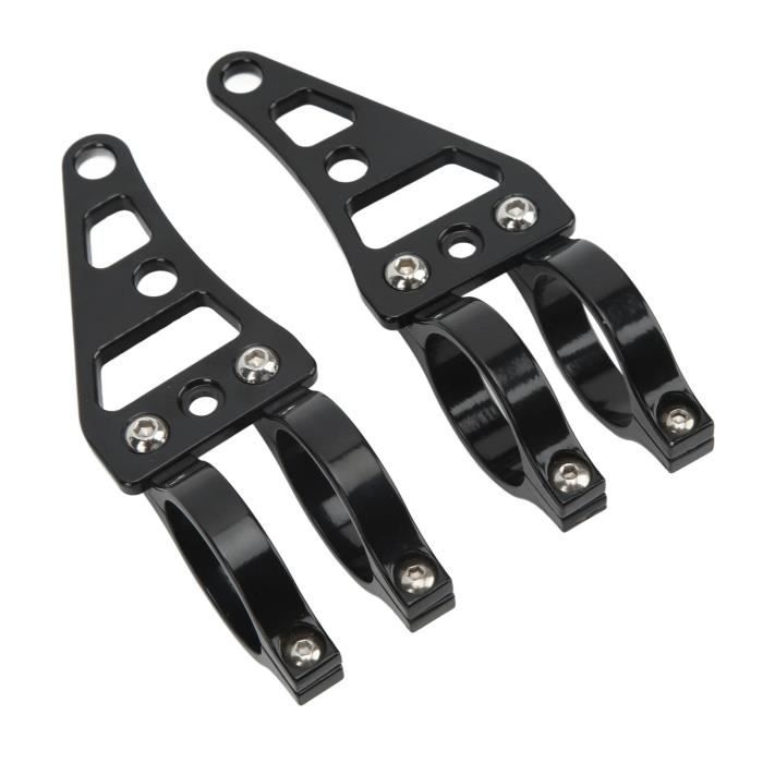 Support De Phare Avant Vélo – Alliage D’aluminium Et Acier Inox 304, Diamètre 18-30 Mm, Léger Et Résistant