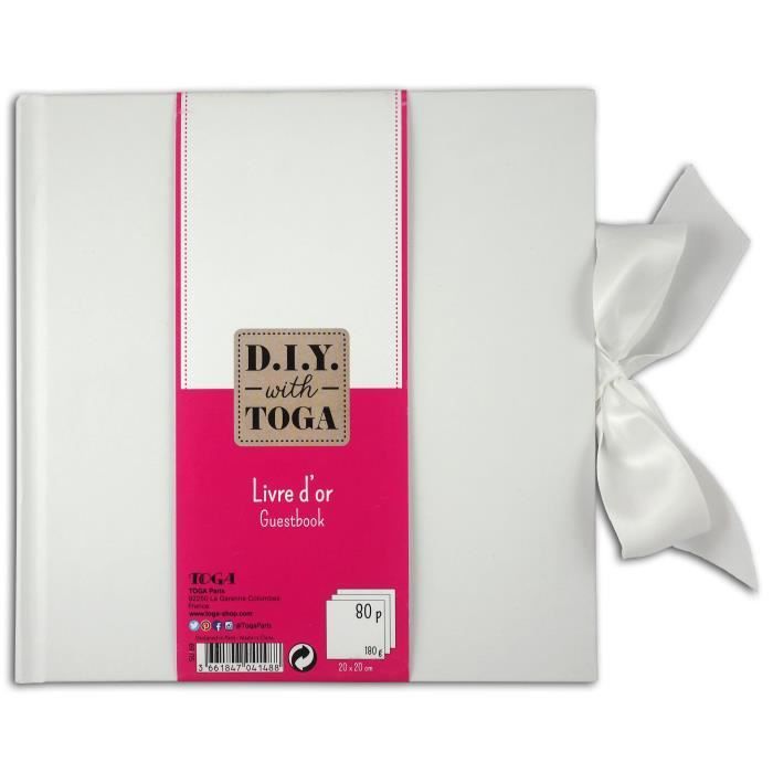 D.I.Y with Toga Livre d'or - blanc - 80 pages - 200x200 mm