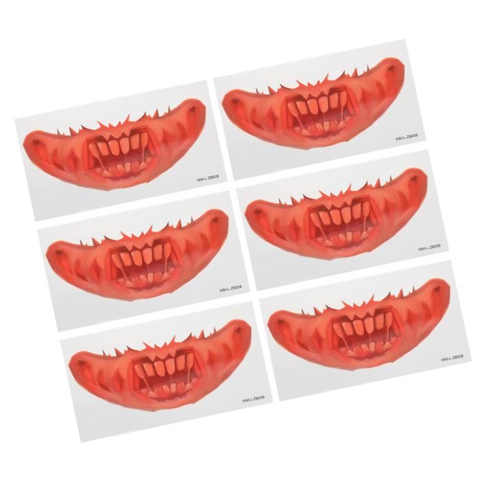 30 Tatouages Temporaires Halloween - Cicatrices, Plaies, Sutures Réalistes Pour Cosplay & Maquillage | Faciles à Appliquer, Sûrs - 3
