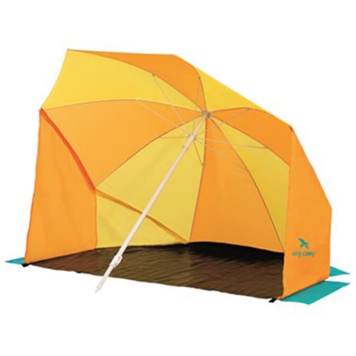 Parasol Plage Protection Enfant Bebe Couvert Sur Les Cotes Pliable Orange Seedtech Cdiscount Jardin