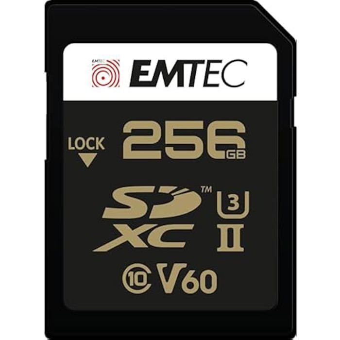 Emtec Ecmsd256guhs2v60 Mémoire Flash Sdxc Uhs ii Classe 2 - vue 7