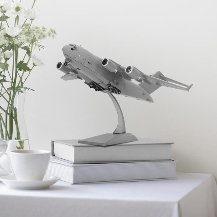 Modèle Avion Boeing B777 Qatar – Alliage Métal 1/157 – 47 Cm – Avec LED Sonore – Collection