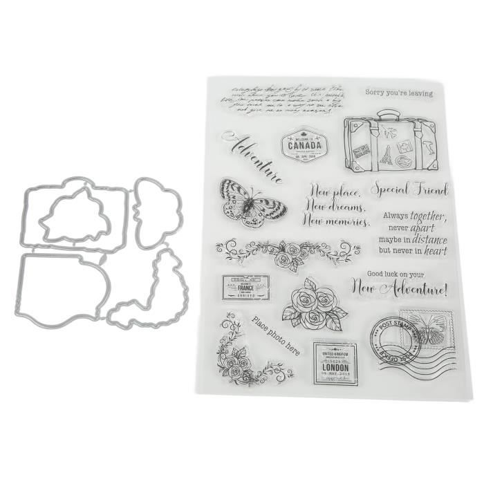Kit De 4 Tampons Encreurs Couleurs (vert, Bleu, Rouge, Jaune) - Pour Décoration, Scrapbooking, Activités Enfants - Lavables à L'eau, Faciles à Utiliser