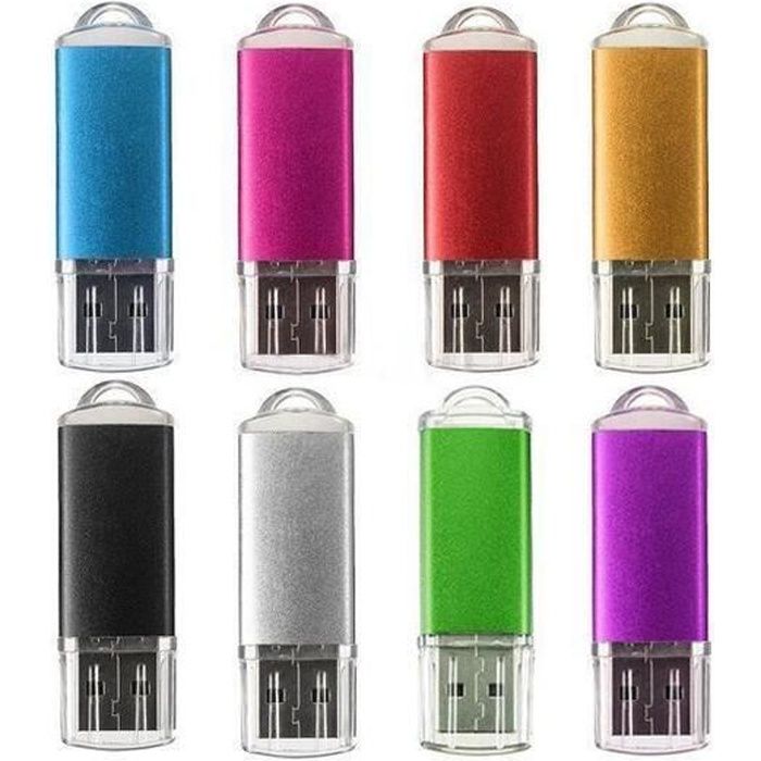 Couleurs vives USB 2.0 Flash Drive Memory Stick Stockage Cle USB Cadeau