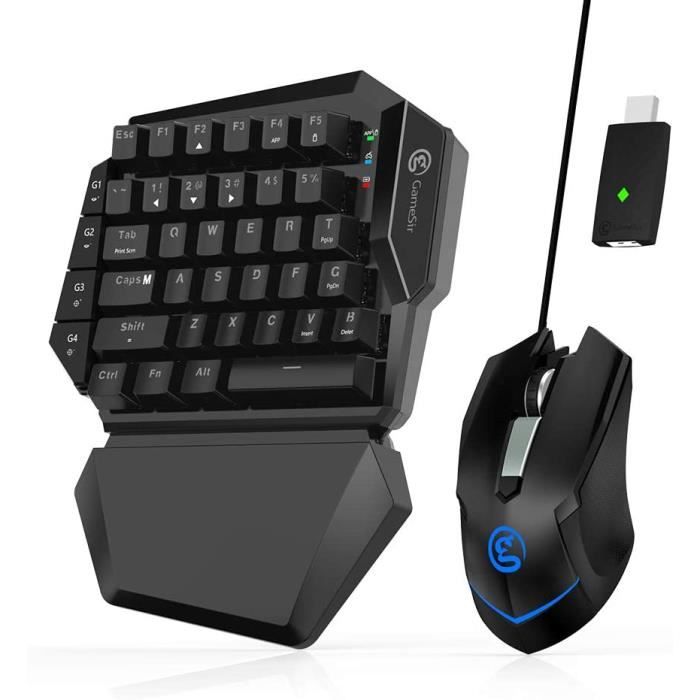 GameSir VX AimSwitch ESports Combo, Ensemble Clavier et Souris pour Xbox One, PS4, PS3, Switch