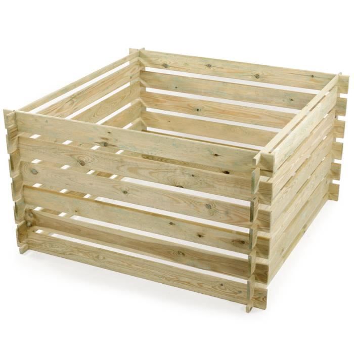 Composteur En Bois 1000l Achat Vente Composteur Accessoire