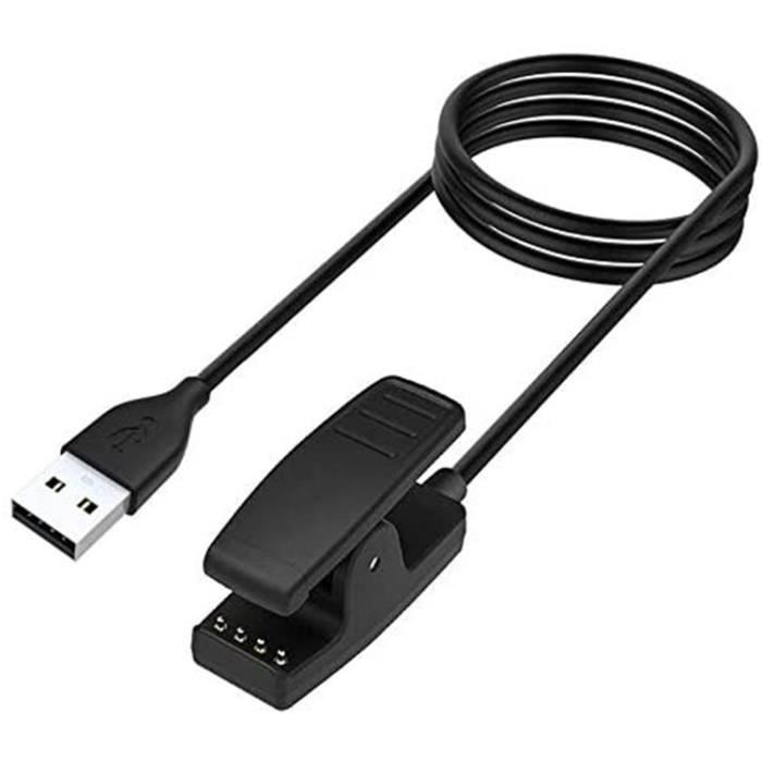 Chargeur Câble de Remplacement Compatible avec Garmin Lily/Forerunner 30/35/230/235/630/645 Music/735XT/Approach G10/S20/Vivomove HR