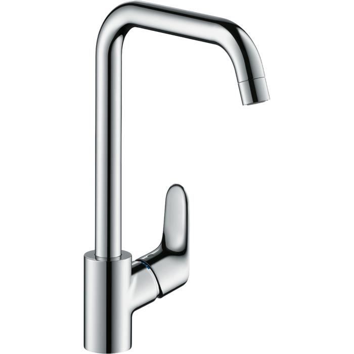 Hansgrohe 31822000 Focus Mitigeur De Cuisine Avec Bec Pivotant Chrome Achat Vente Robinetterie De Cuisine Hansgrohe 31822000 Focus Mi Cdiscount