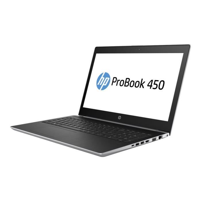 HP ProBook 450 G5 Core i7 8550U - 1.8 GHz Win 10 Pro 64 bits 8 Go RAM 1 To HDD 15.6 1366 x 768 UHD Graphics 620 Wi-Fi Bluetooth - Hewlett packard