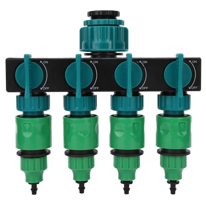 Tuyau d'arrosage,Séparateur de tuyau d'eau pour robinet de jardin,2-4 ,filetage en laiton,en