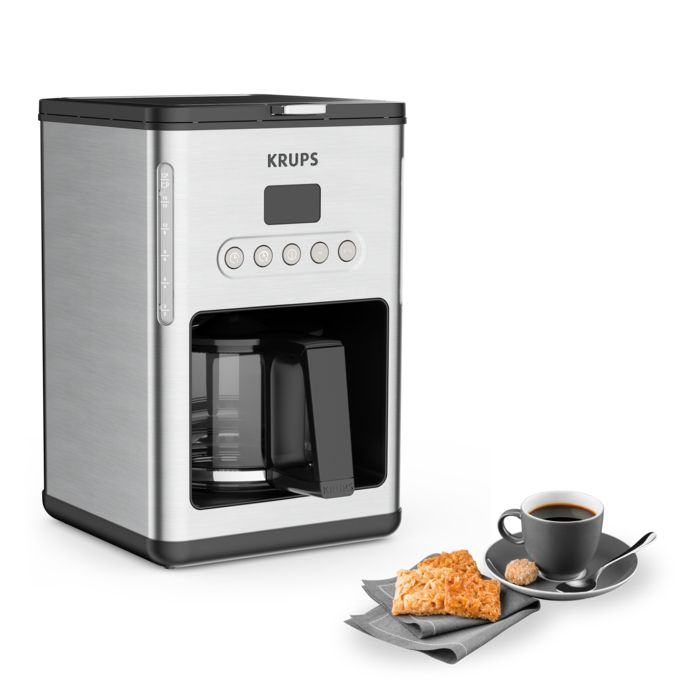 Cafetière filtre Krups Control KM442D - Inox brossé - 15 tasses