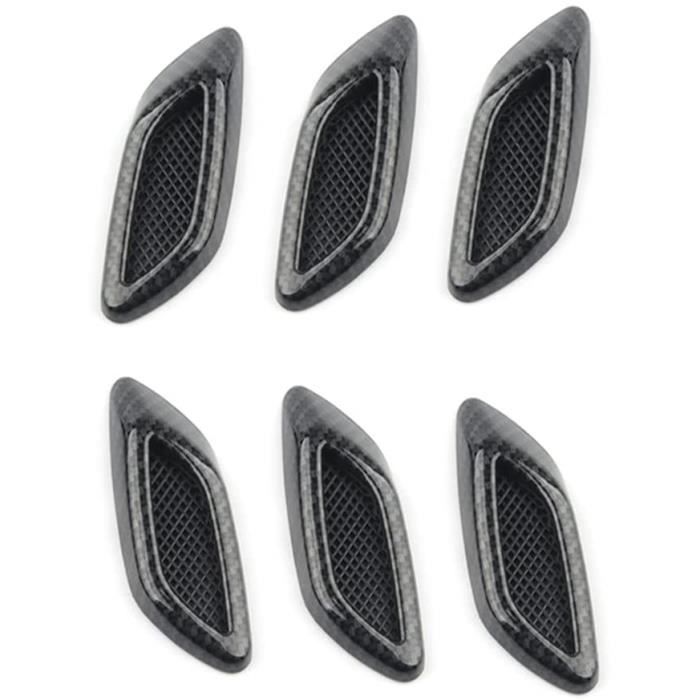 2 Pcs Prise Air Ventilation Capot Moteur Capot Décoration Autocollant