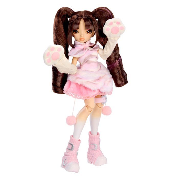 MirrorMi - Fashion Doll - Akiko Kittyama - Poupée de 27 cm - Accessoires inclus