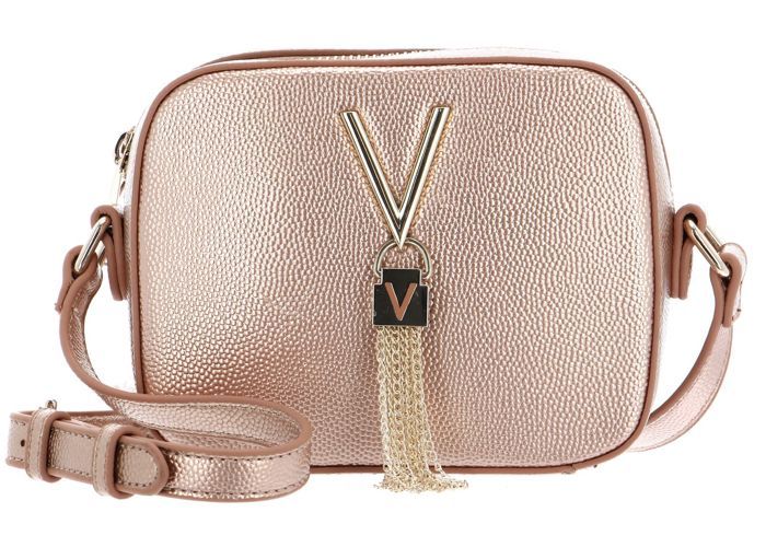 Sac Bandoulière Valentino Divina SA - Couleur Rose (Rosa), En Polyuréthane, Neuf Avec étiquettes