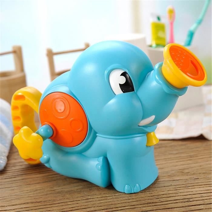 Jouet De Bain Enfant Bain Jouet Elephant Bleu Agitation Manuelle Jouet De Jet D Eau Piscine De Douche Bebe Jouets Pour Enfants Bebe Cdiscount Jeux Jouets