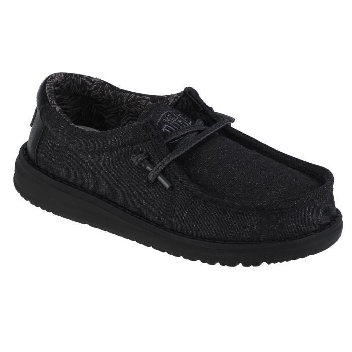 Hey Dude sneakers - HEY DUDE - Wally Youth Basic 40041-001 - Noir - Enfant - Garçon