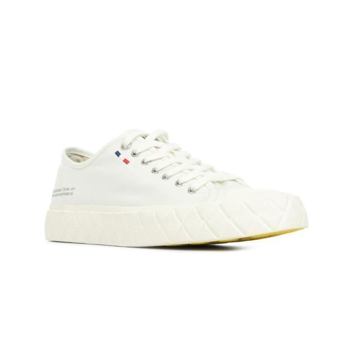 Palladium Basket Palladium Palla Ace CVS femme - PALLADIUM - Blanc - Textile - Lacets - Plat