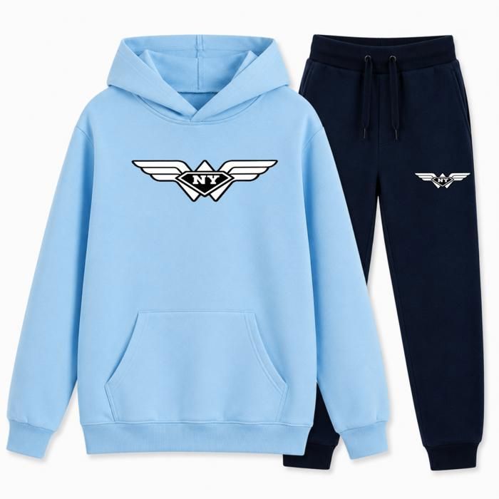 Jogging enfant - NPZ - New York fashion - bleu - manches longues - respirant