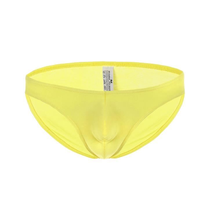 Slip Pour Homme en coton Babydoll élégants Jaune Jaune Cdiscount Prêt