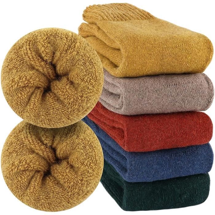 Lot De 4 Chaussettes A2Z Pour Femmes – Pantoufles Douillettes D'hiver – Chaudes Et Confortables