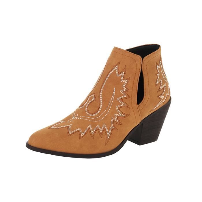 bottines jaune moutarde