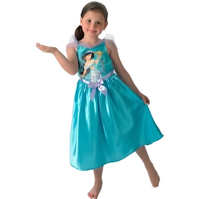 Déguisement Princesse Jasmine - Robe classique 7-8 ans - Disney Princesses  - Bleu - Cdiscount Jeux - Jouets