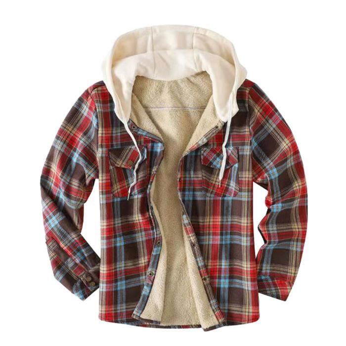 Chemise de bucheron store rouge