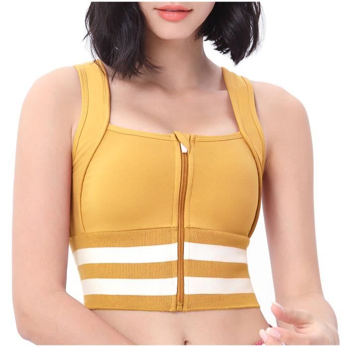 Soutien-gorge de sport avec fermeture éclair - Boutique Maman