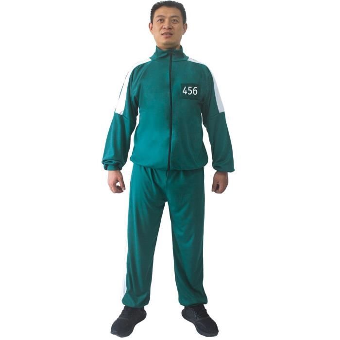 Costume homme - Ptit Clown - Squid Game - Survêtement bleu - Taille S-M - Adulte Indoor Costume homme - Ptit Clown - Squid Game - Survêtement bleu - Taille S-M - Adulte Indoor