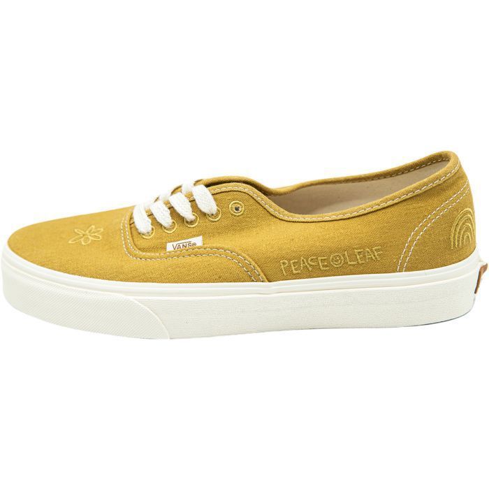Vans Basket Vans - 125043 - Jaune - Homme - Adulte - Textile - Lacets - Plat