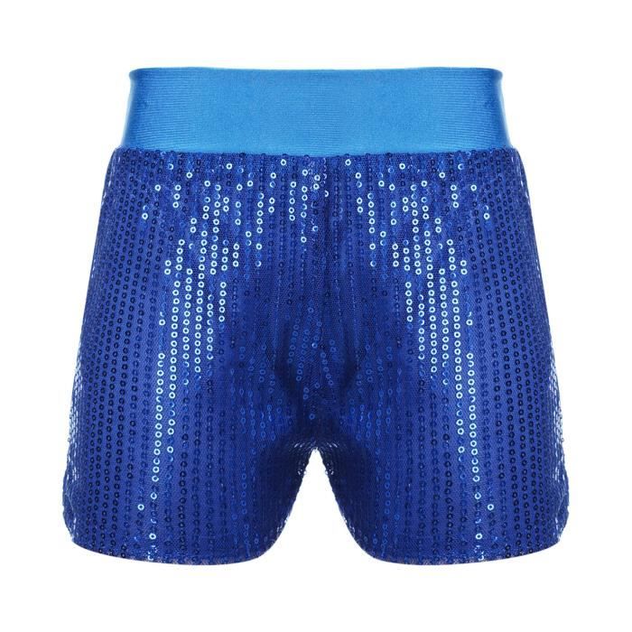 Iiniim Enfant Fille Paillettes Short Danse Jazz Legging Courte