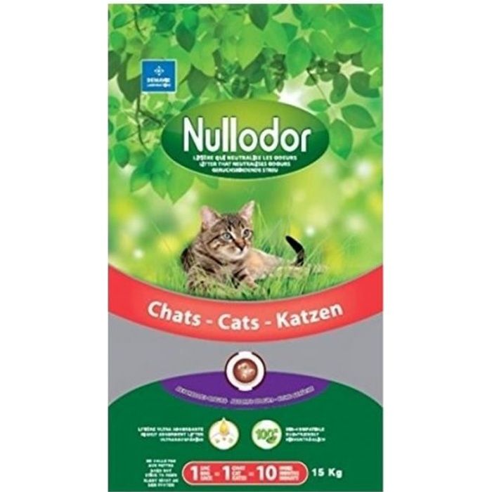 Nullodor Litiere Qui Neutralise Les Odeurs Ultra Absorbante 15kg Cdiscount Animalerie