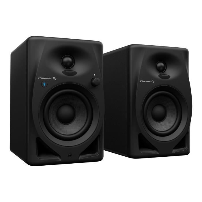 Paire denceintes de monitoring Pioneer DJ DM-40D-BT - Bluetooth - Bass Reflex - 2x19W - Mode DJ ou Production - Noir Paire denceintes de monitoring Pioneer DJ DM-40D-BT - Bluetooth - Bass Reflex - 2x19W - Mode DJ ou Production - Noir