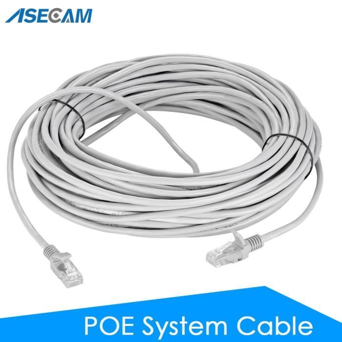 Câble d'alimentation,Câble POE RJ45 connexion de camera video ...